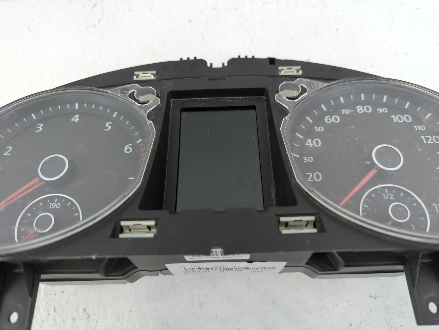 2010-2011 Volkswagen Cc Instrument Cluster Speedometer Gauges P/N:3C8920 970M Fits Fits 2010 2011 OEM Used Auto Parts - Oemusedautoparts1.com