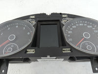 2010-2011 Volkswagen Cc Instrument Cluster Speedometer Gauges P/N:3C8920 970M Fits Fits 2010 2011 OEM Used Auto Parts - Oemusedautoparts1.com