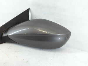 2011-2014 Hyundai Sonata Driver Left Side View Manual Door Mirror Grey