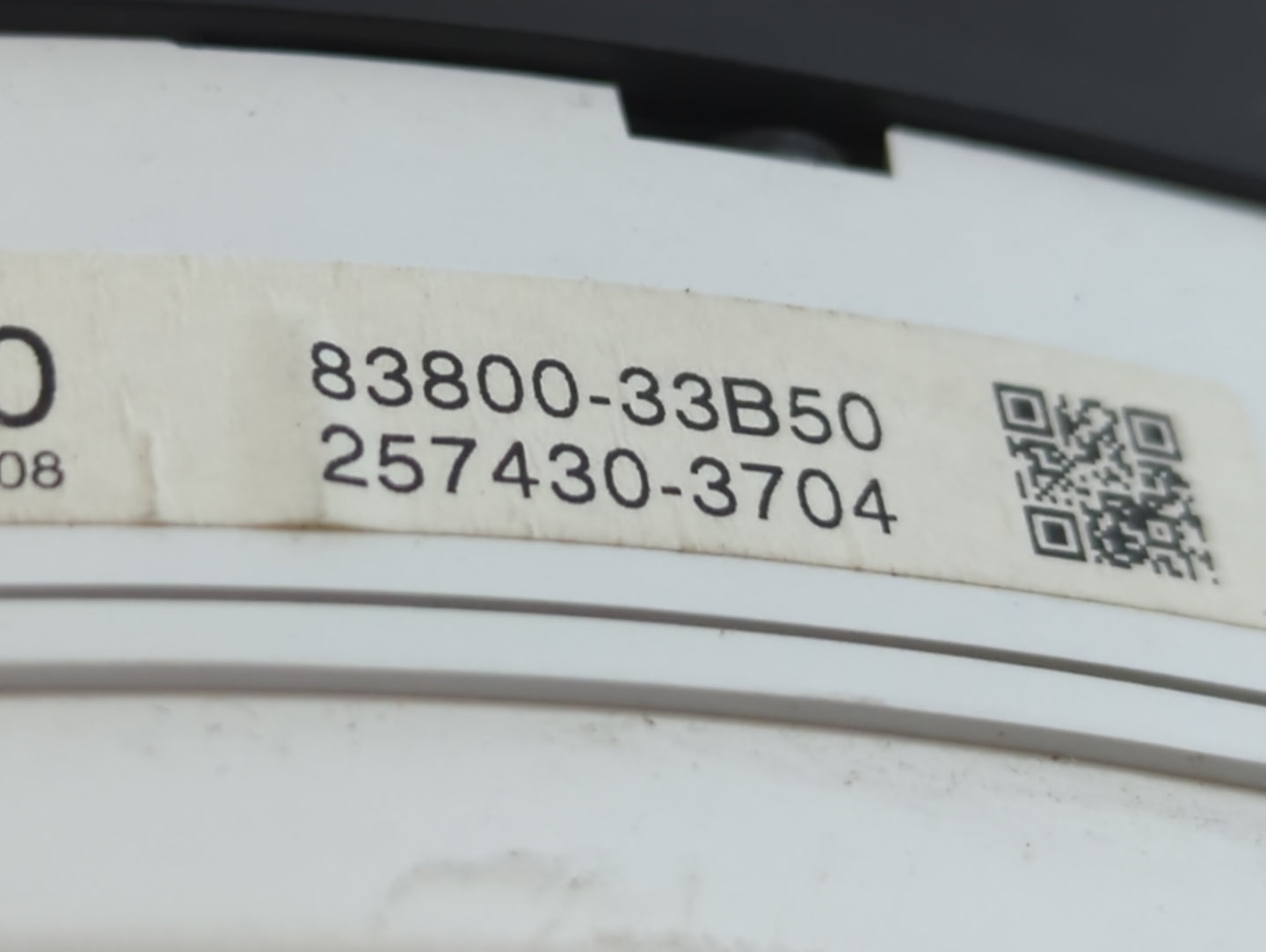 2007 Toyota Camry Instrument Cluster Speedometer Gauges P/N:257430-3704 83800-33B50 Fits OEM Used Auto Parts - Oemusedautoparts1.com