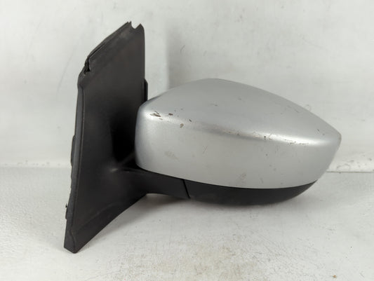 2017-2019 Ford Escape Driver Left Side View Manual Door Mirror Silver - Oemusedautoparts1.com