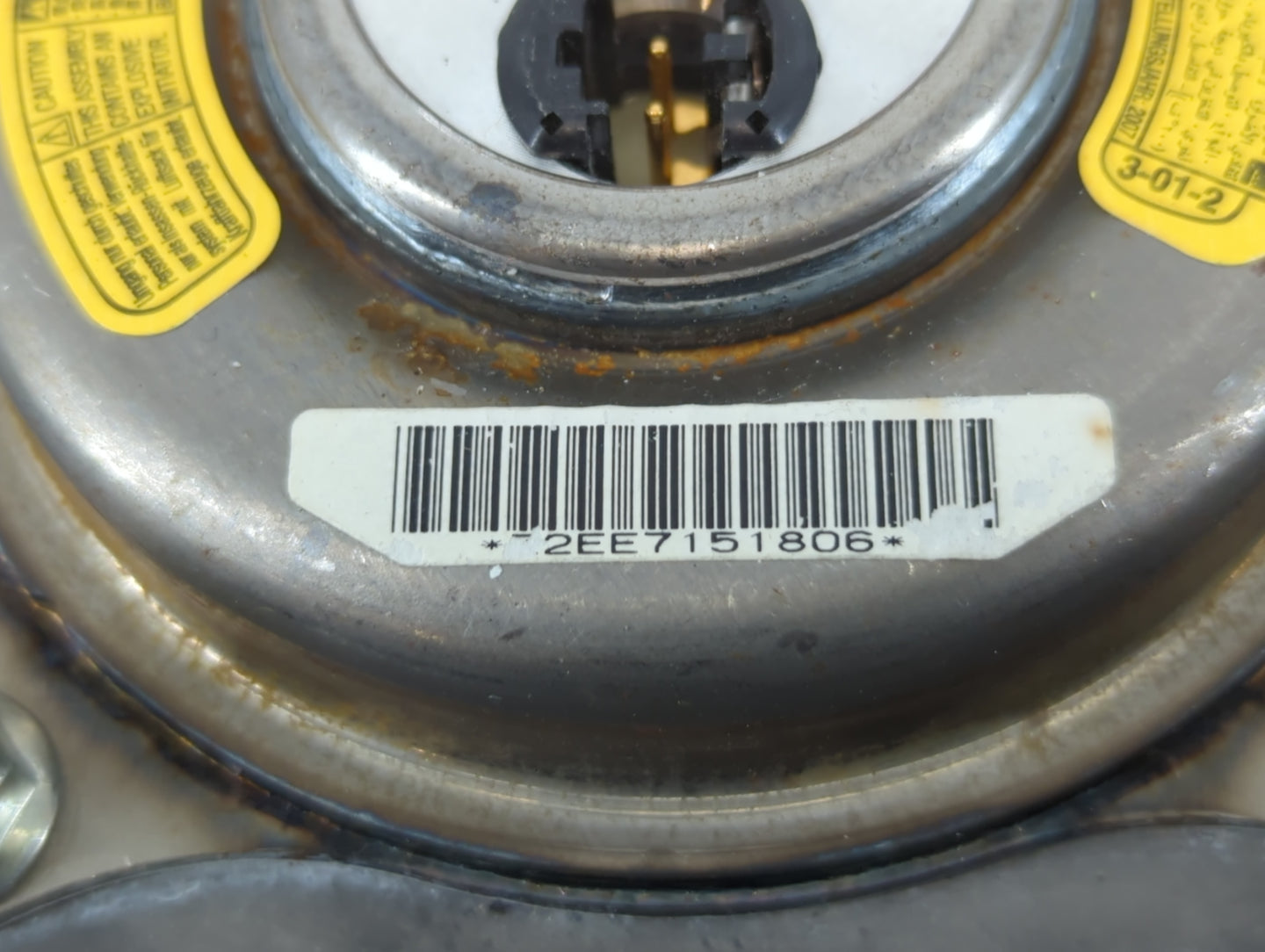 2007-2011 Toyota Camry Air Bag Driver Left Steering Wheel Mounted P/N:2EE7151806 Fits Fits 2007 2008 2009 2010 2011 OEM Used Auto Parts - Oemusedautoparts1.com