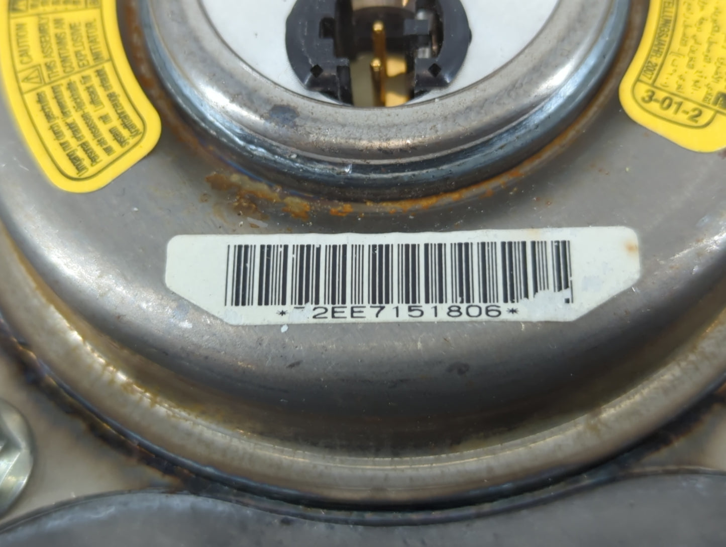 2007-2011 Toyota Camry Air Bag Driver Left Steering Wheel Mounted P/N:2EE7151806 Fits Fits 2007 2008 2009 2010 2011 OEM Used Auto Parts - Oemusedautoparts1.com