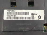 2016 Jeep Cherokee Instrument Cluster Speedometer Gauges P/N:P68274080AC Fits OEM Used Auto Parts - Oemusedautoparts1.com