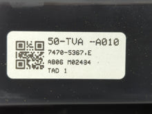 2018-2020 Honda Accord Fusebox Fuse Box Panel Relay Module P/N:7470-5367 50-TVA-A010 Fits Fits 2018 2019 2020 OEM Used Auto Parts