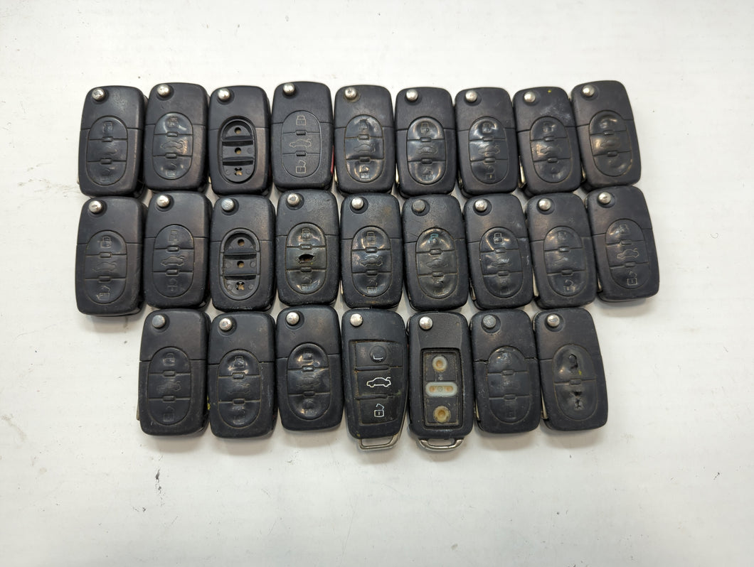 Lot of 25 Audi Keyless Entry Remote Fob MIXED FCC IDS MIXED PART NUMBERS