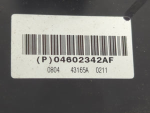 2004-2005 Dodge Durango Master Power Window Switch Replacement Driver Side Left P/N:04602342AF Fits Fits 2004 2005 OEM Used Auto Parts