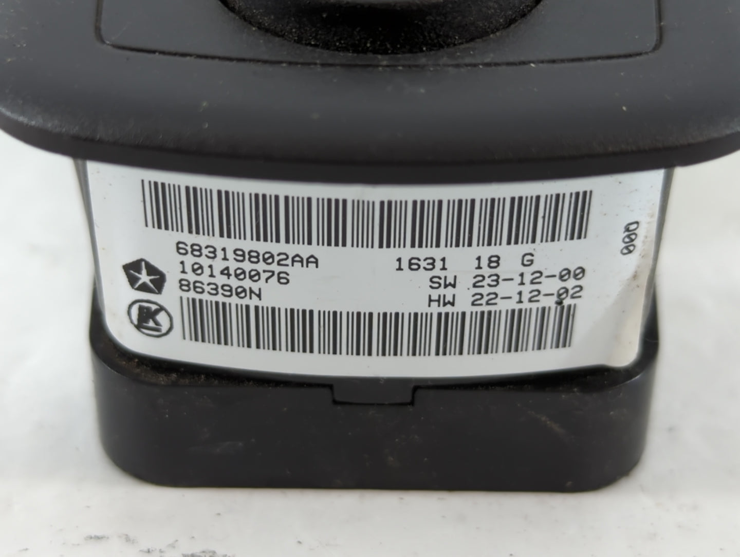 2016-2022 Jeep Grand Cherokee Master Power Window Switch Replacement Driver Side Left P/N:68319802AA Fits OEM Used Auto Parts - Oemusedautoparts1.com