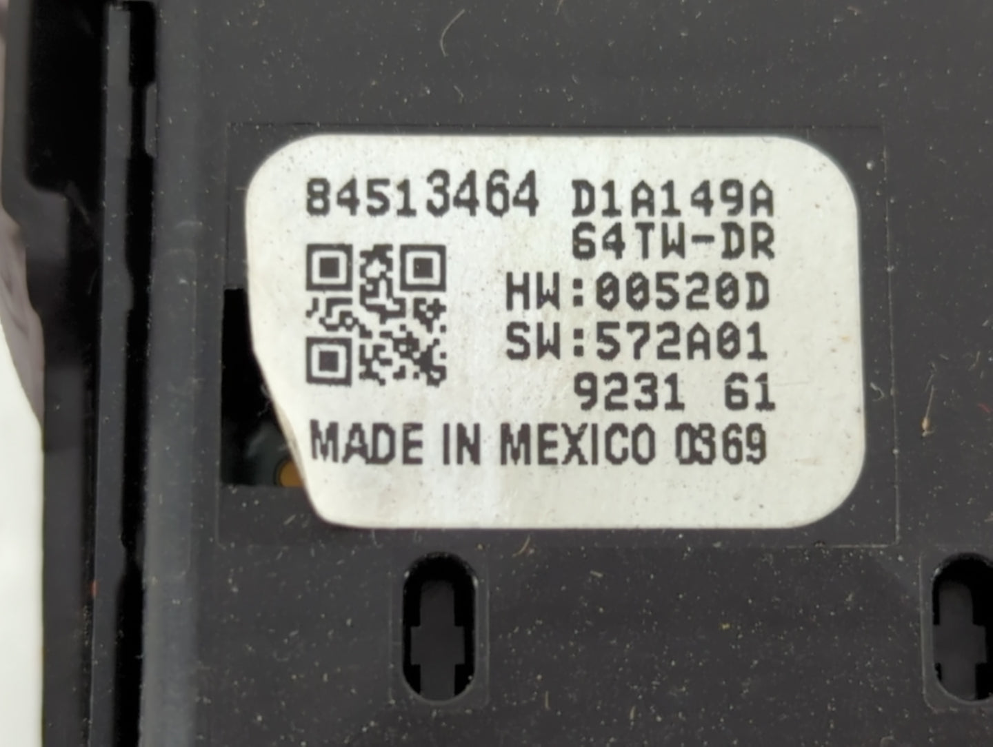 2018-2022 Chevrolet Equinox Master Power Window Switch Replacement Driver Side Left P/N:84513464 Fits OEM Used Auto Parts - Oemusedautoparts1.com
