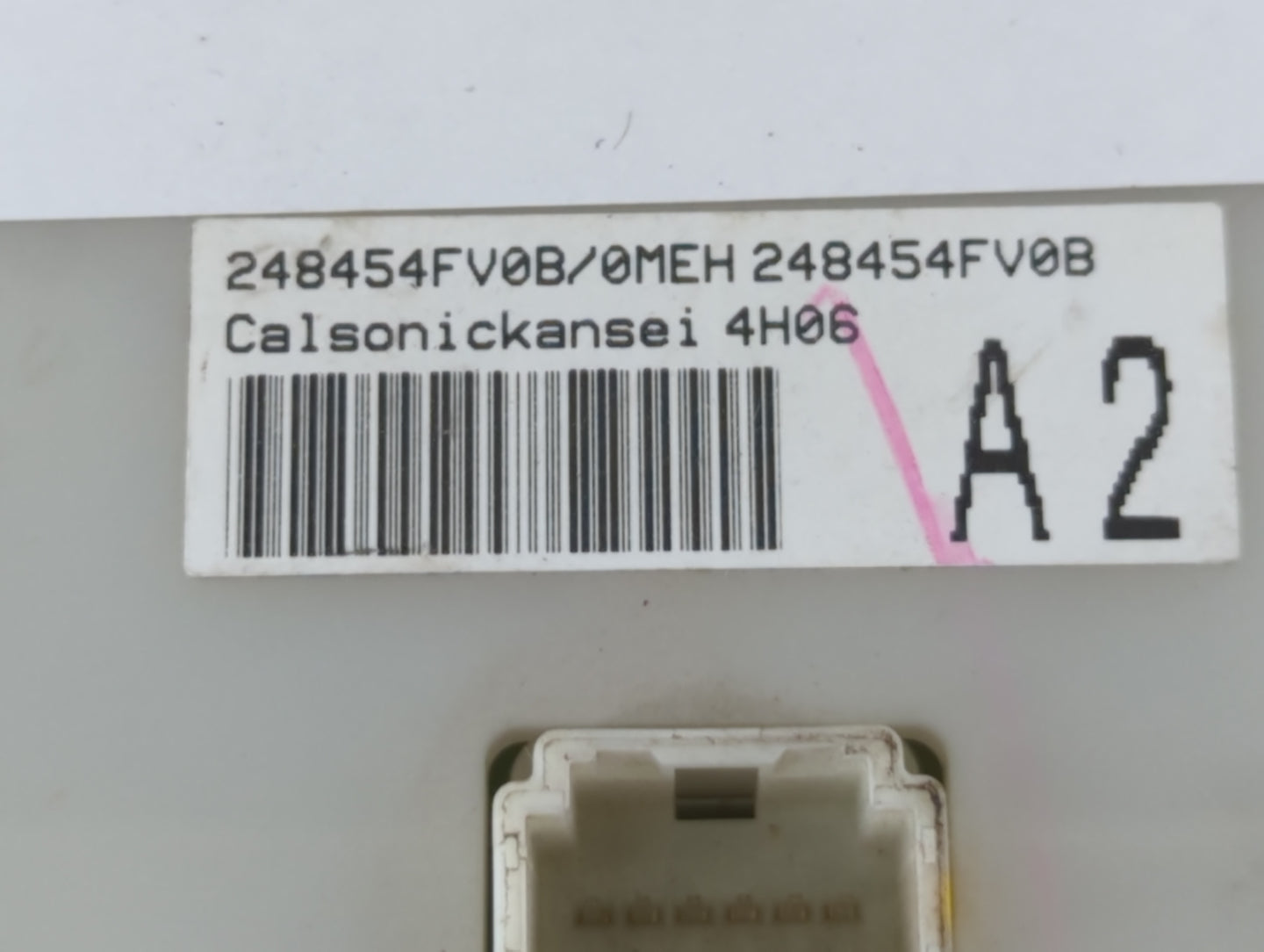 2014 Nissan Juke Climate Control Module Temperature AC/Heater Replacement P/N:248454FV0B Fits OEM Used Auto Parts - Oemusedautoparts1.com