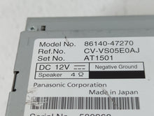 2016-2018 Toyota Prius Radio AM FM Cd Player Receiver Replacement P/N:86140-47270 Fits Fits 2016 2017 2018 OEM Used Auto Parts