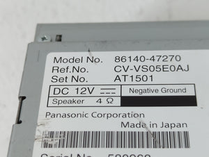 2016-2018 Toyota Prius Radio AM FM Cd Player Receiver Replacement P/N:86140-47270 Fits Fits 2016 2017 2018 OEM Used Auto Parts