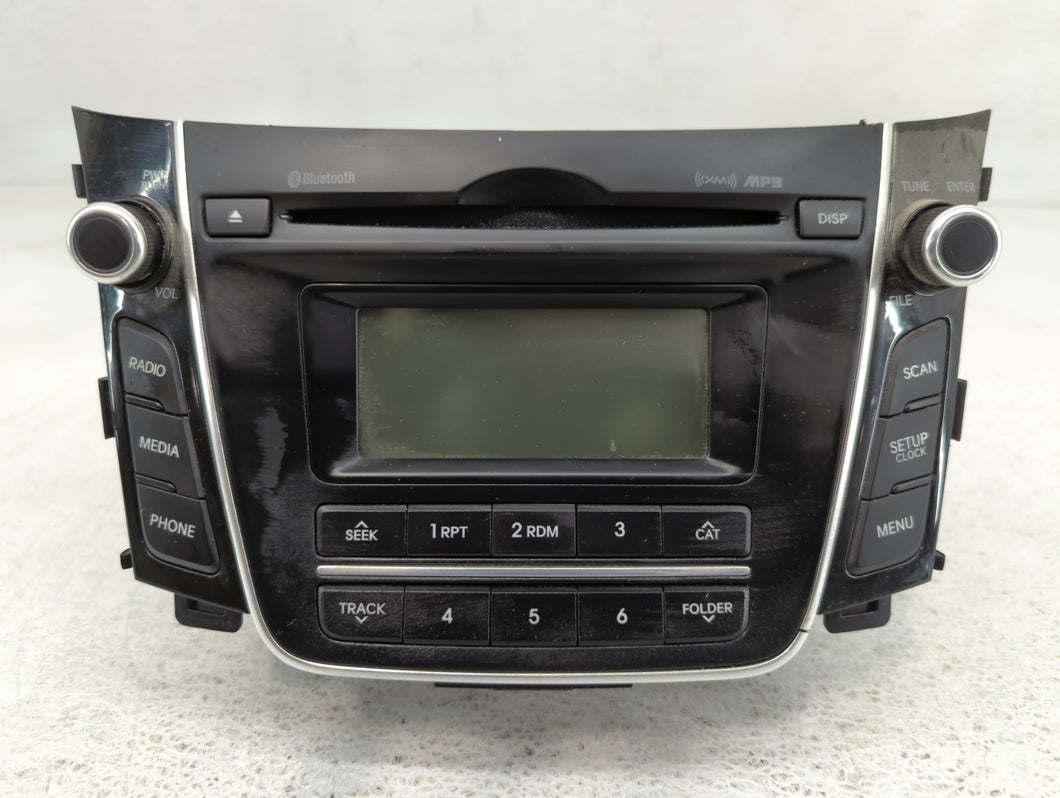 2014-2015 Hyundai Elantra Gt Radio AM FM Cd Player Receiver Replacement P/N:96170-A5160GU Fits Fits 2014 2015 OEM Used Auto Parts