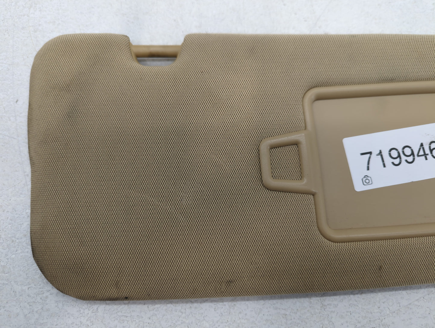 2015-2016 Hyundai Genesis Sun Visor Shade Replacement Passenger Right Mirror Fits Fits 2015 2016 2017 2018 2019 2020 OEM Used Auto Parts - Oemusedautoparts1.com