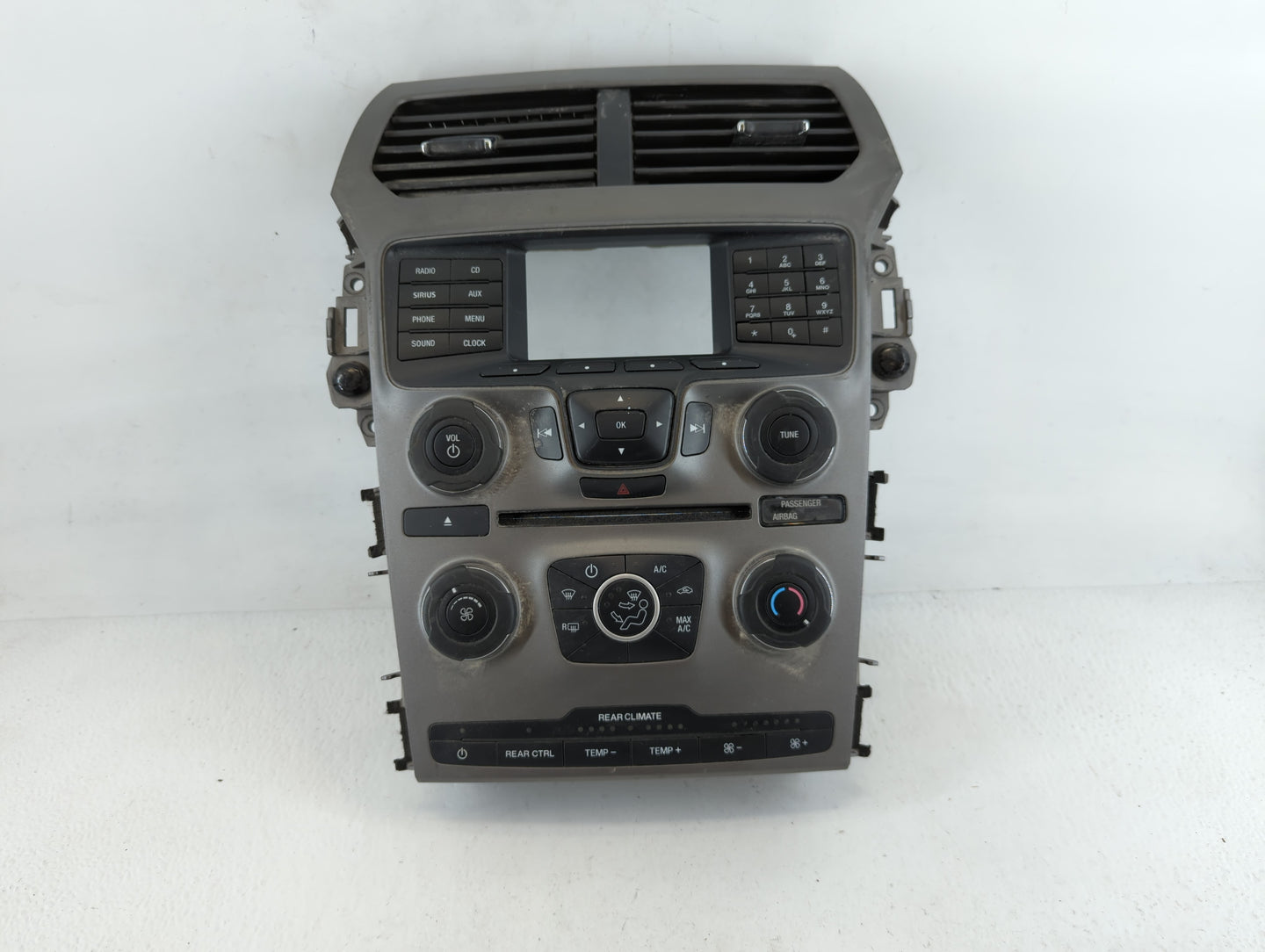 2013 Ford Explorer Radio AM FM Cd Player Receiver Replacement P/N:DB5T-18A802-AA Fits OEM Used Auto Parts - Oemusedautoparts1.com