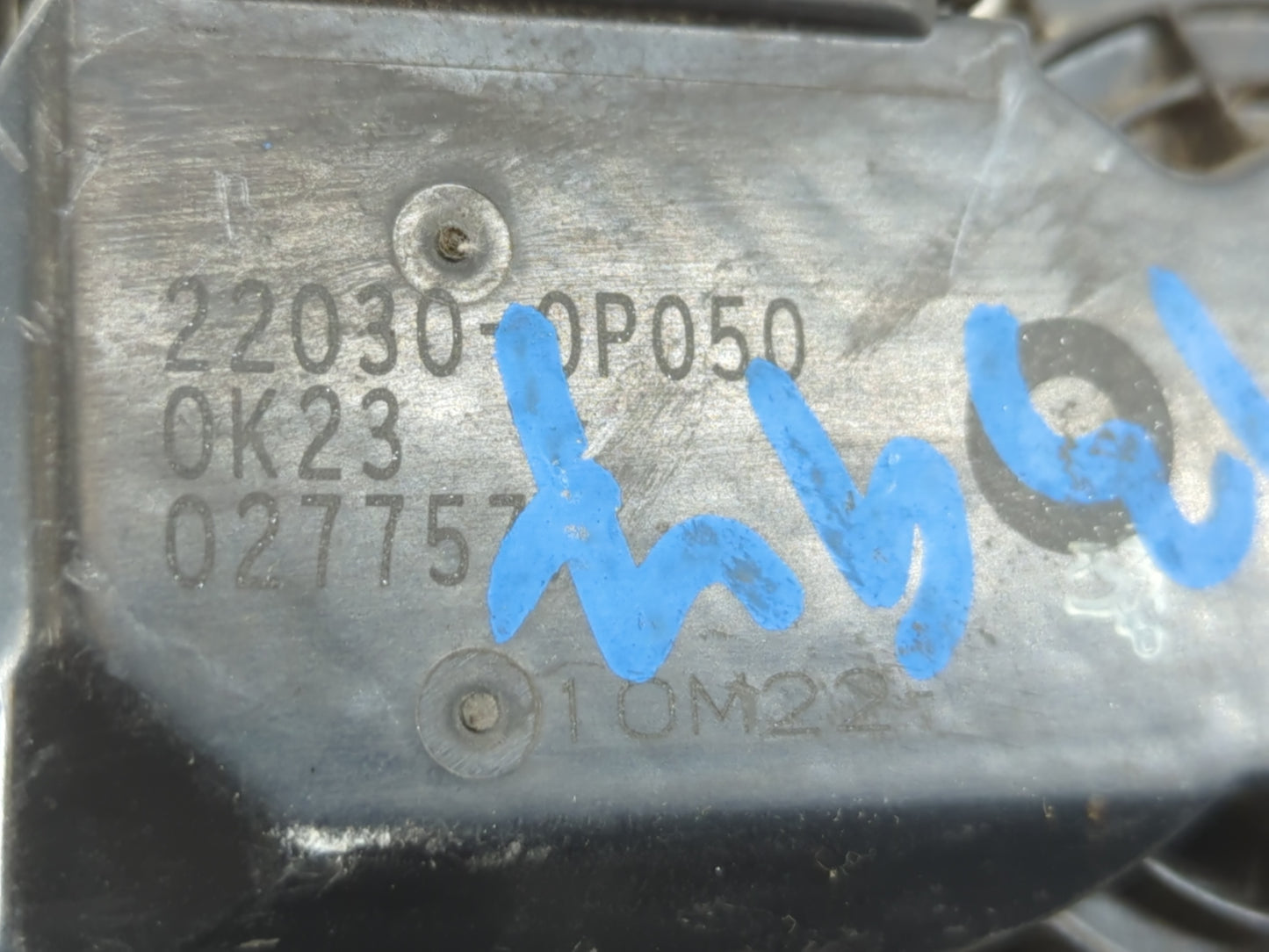 2007-2015 Lexus Rx350 Throttle Body P/N:22030-0P050 Fits OEM Used Auto Parts - Oemusedautoparts1.com