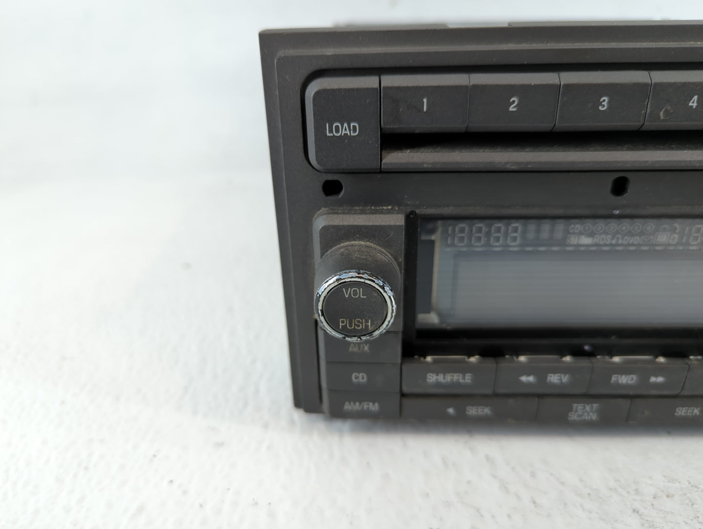 2009-2010 Lincoln Mkx Radio AM FM Cd Player Receiver Replacement P/N:2087B DEH-MG2087ZF Fits Fits 2009 2010 OEM Used Auto Parts - Oemusedautoparts1.com