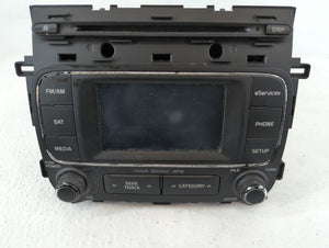 2014-2016 Kia Forte Radio AM FM Cd Player Receiver Replacement P/N:96160-A7101WK Fits Fits 2014 2015 2016 OEM Used Auto Parts