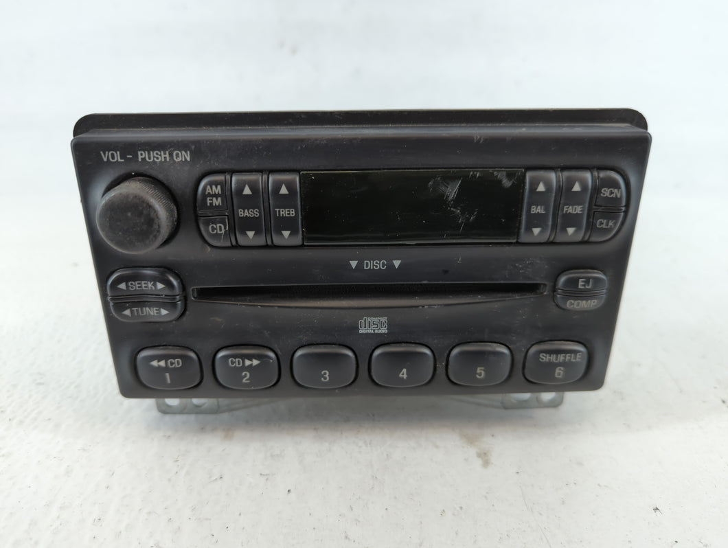 2004-2005 Ford Explorer Radio AM FM Cd Player Receiver Replacement P/N:4L2T-18C815-EA Fits Fits 2001 2002 2003 2004 2005 OEM Used Auto Parts