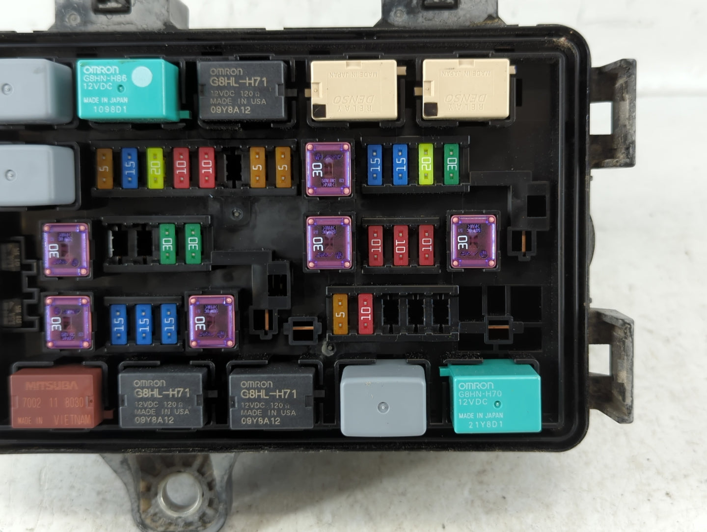 2019 Honda Odyssey Fusebox Fuse Box Panel Relay Module P/N:71471-4924-30 Fits OEM Used Auto Parts - Oemusedautoparts1.com