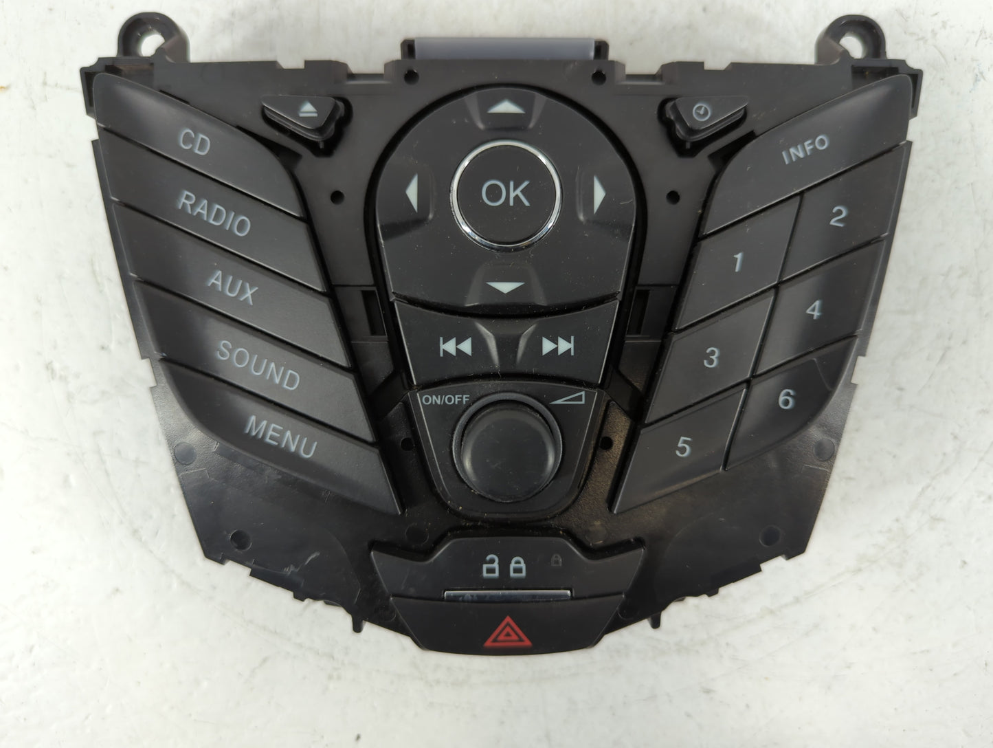 2012-2013 Ford Focus Radio AM FM Cd Player Receiver Replacement P/N:5622A992 CM5T18K811AE Fits Fits 2012 2013 OEM Used Auto Parts - Oemusedautoparts1.com