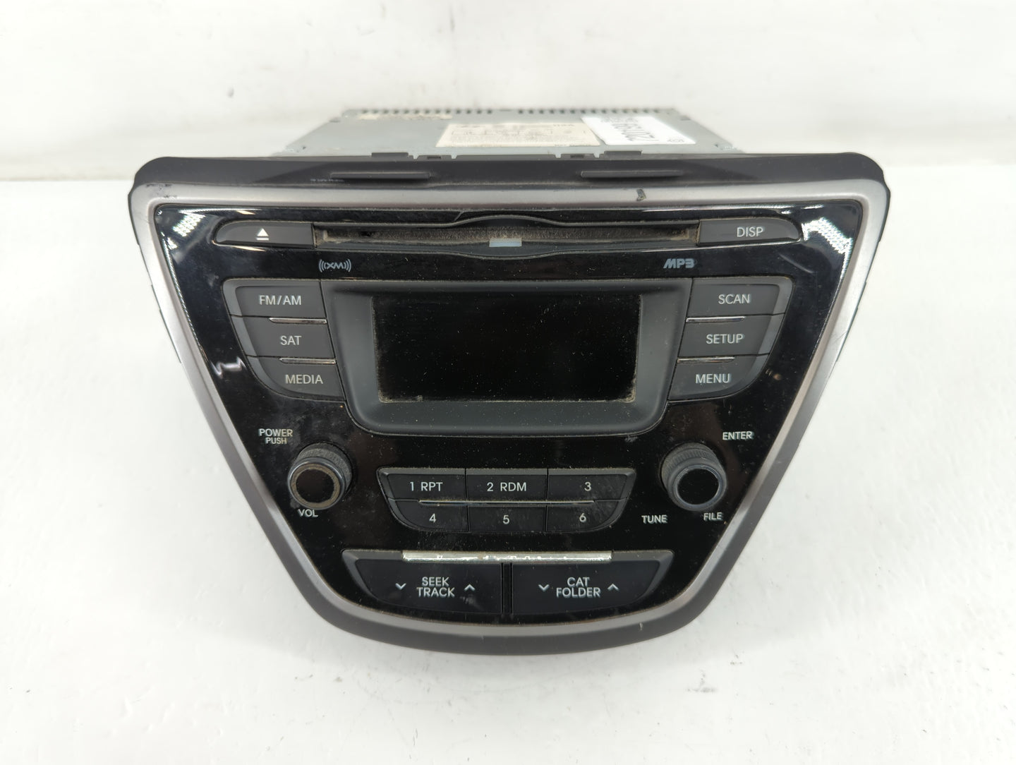 2013 Hyundai Elantra Radio AM FM Cd Player Receiver Replacement P/N:96170-3X155RA5 Fits OEM Used Auto Parts - Oemusedautoparts1.com