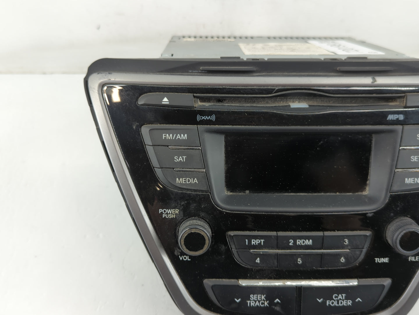 2013 Hyundai Elantra Radio AM FM Cd Player Receiver Replacement P/N:96170-3X155RA5 Fits OEM Used Auto Parts - Oemusedautoparts1.com