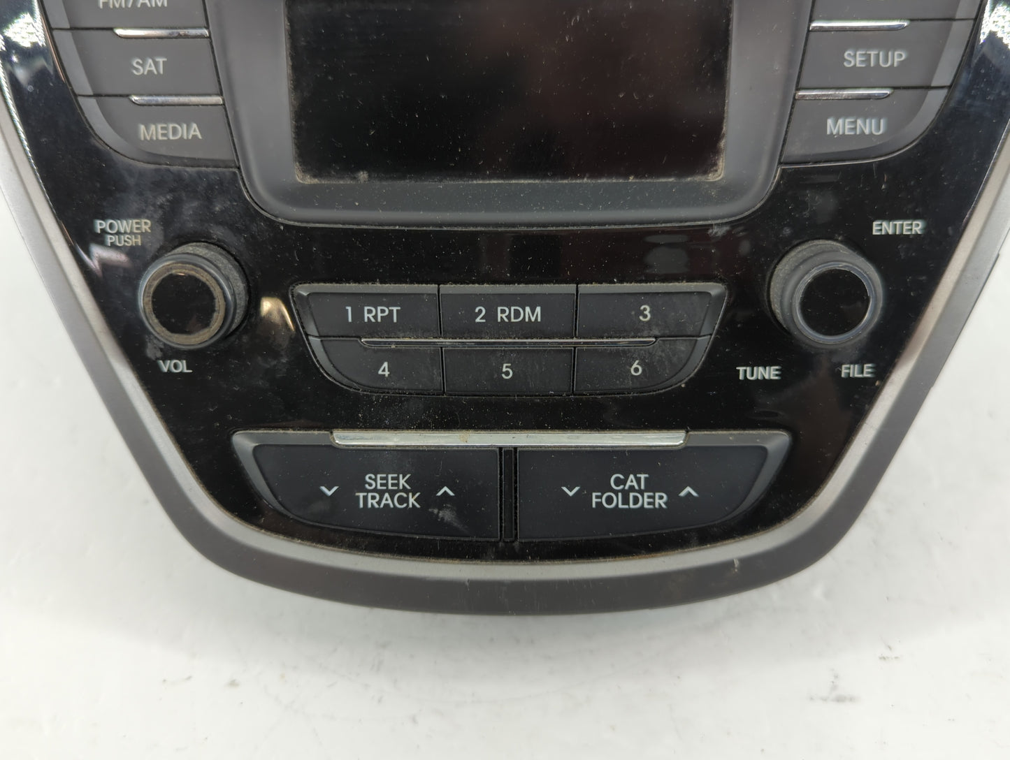 2013 Hyundai Elantra Radio AM FM Cd Player Receiver Replacement P/N:96170-3X155RA5 Fits OEM Used Auto Parts - Oemusedautoparts1.com