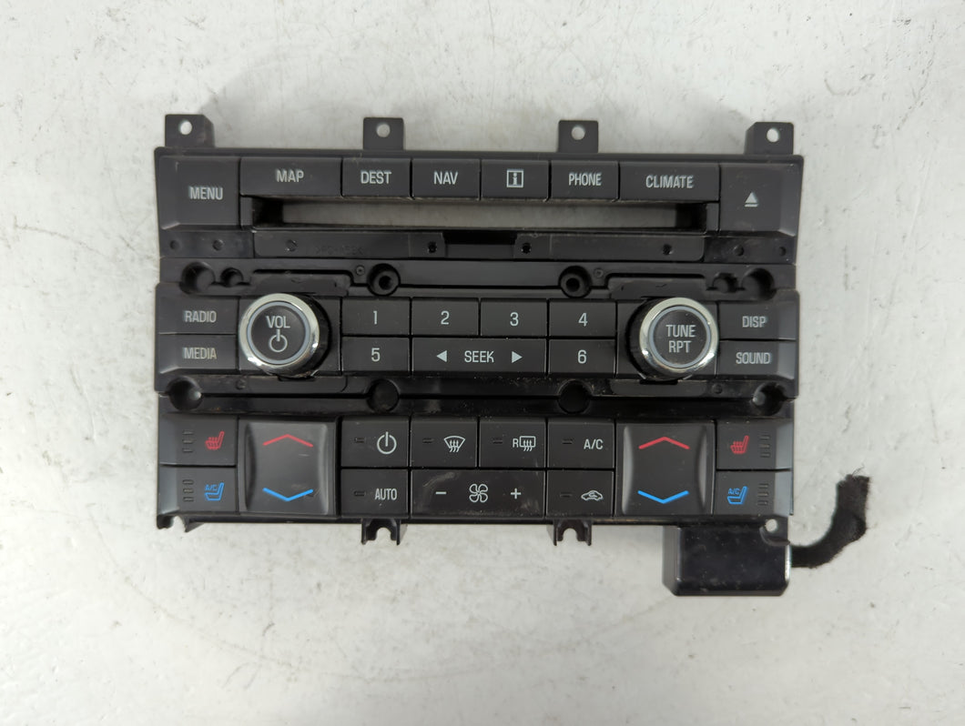 2010-2011 Ford Taurus Radio AM FM Cd Player Receiver Replacement P/N:AG1T-18A802-FD Fits Fits 2010 2011 OEM Used Auto Parts