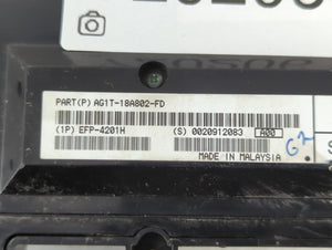 2010-2011 Ford Taurus Radio AM FM Cd Player Receiver Replacement P/N:AG1T-18A802-FD Fits Fits 2010 2011 OEM Used Auto Parts