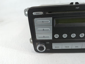 2006-2009 Volkswagen Rabbit Radio AM FM Cd Player Receiver Replacement P/N:28076782 Fits Fits 2006 2007 2008 2009 OEM Used Auto Parts