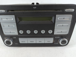 2006-2009 Volkswagen Rabbit Radio AM FM Cd Player Receiver Replacement P/N:28076782 Fits Fits 2006 2007 2008 2009 OEM Used Auto Parts