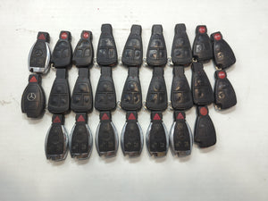 Lot of 25 Mercedes-Benz Keyless Entry Remote Fob MIXED FCC IDS MIXED