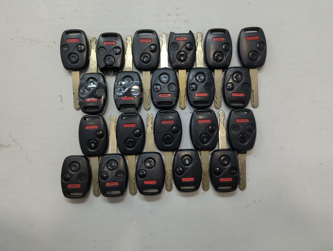 Lot of 25 Honda Keyless Entry Remote Fob MIXED FCC IDS MIXED PART NUMBERS