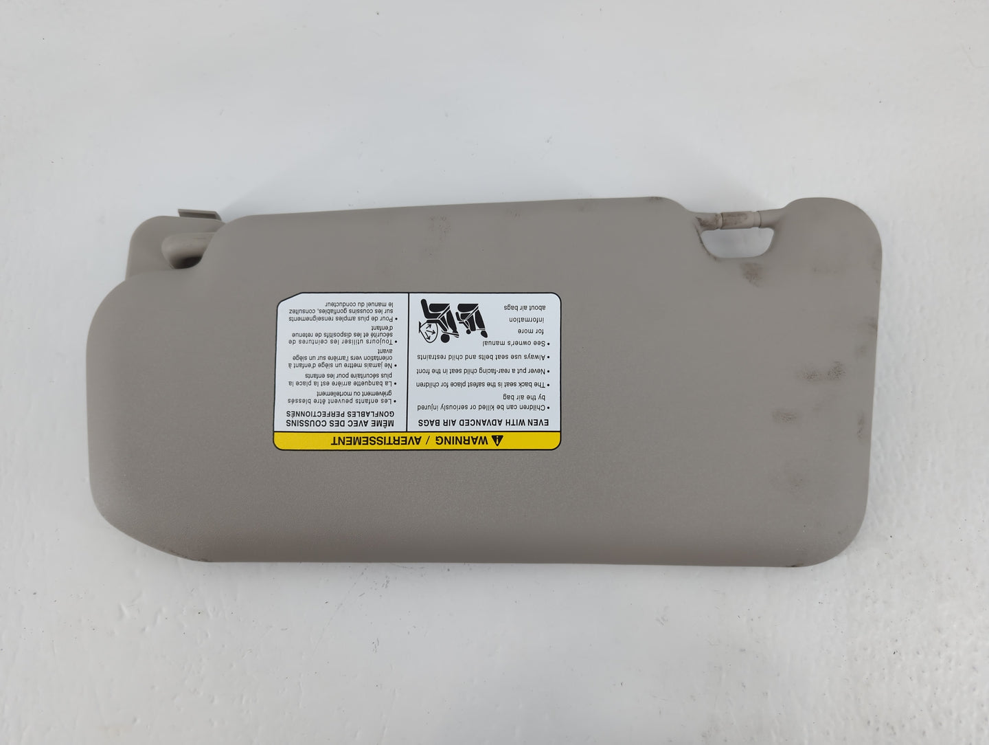 2020-2022 Nissan Sentra Sun Visor Shade Replacement Passenger Right Mirror Fits Fits 2020 2021 2022 OEM Used Auto Parts - Oemusedautoparts1.com