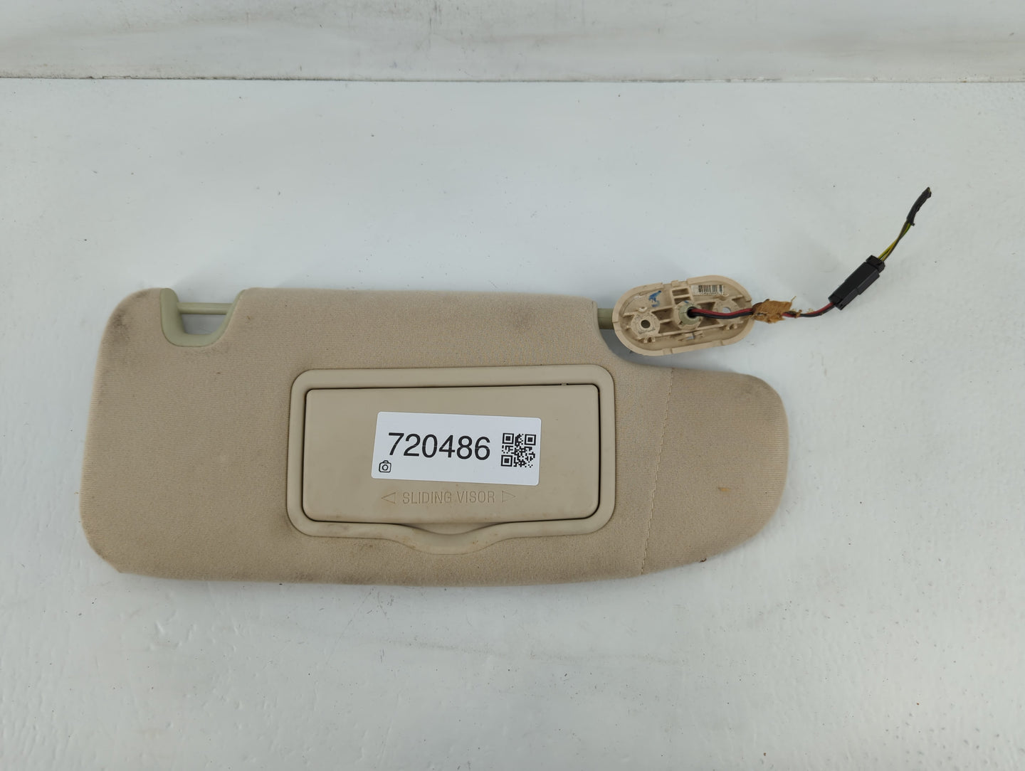 2006-2009 Mercury Milan Sun Visor Shade Replacement Driver Left Mirror Fits Fits 2006 2007 2008 2009 OEM Used Auto Parts - Oemusedautoparts1.com