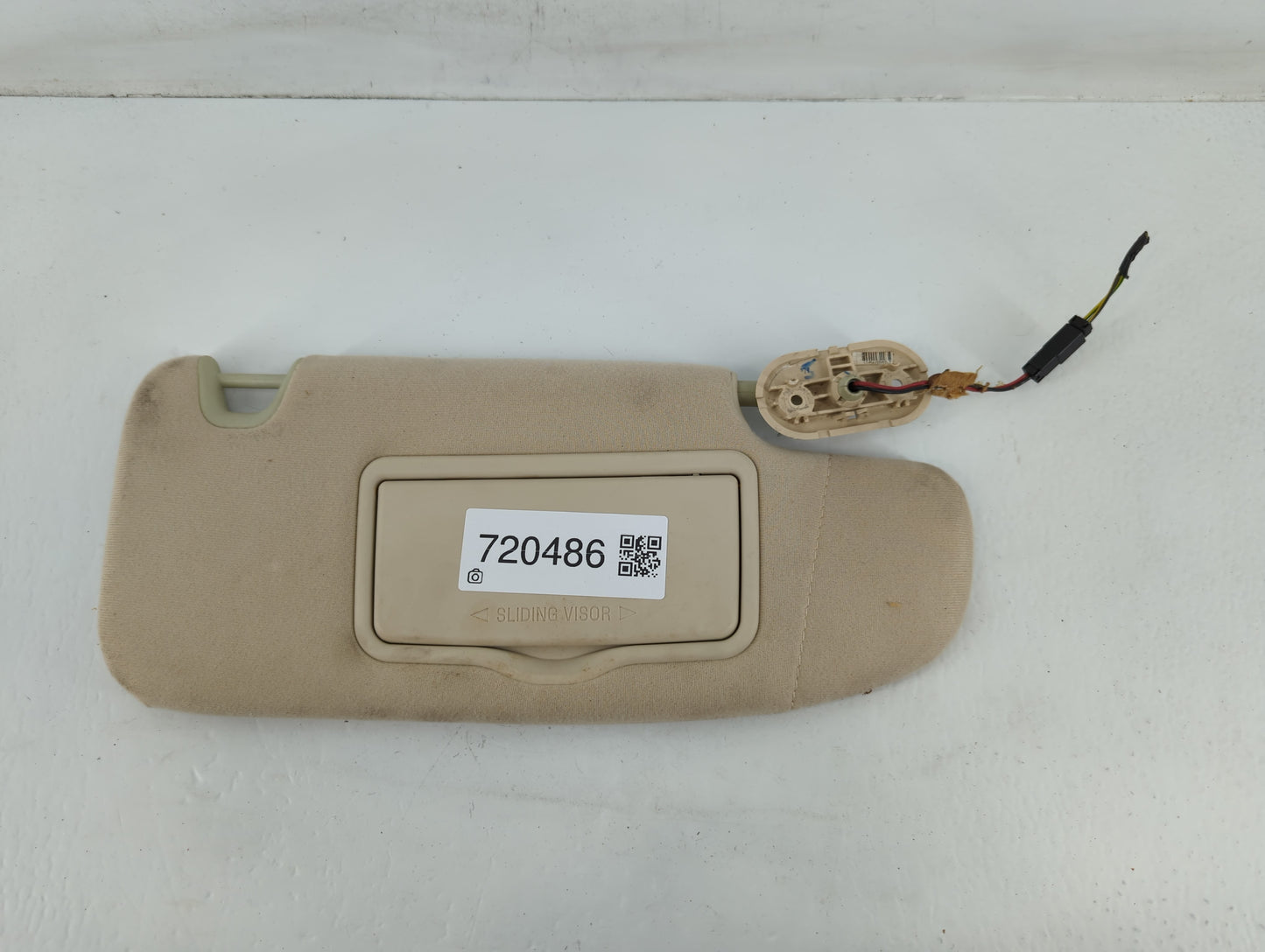 2006-2009 Mercury Milan Sun Visor Shade Replacement Driver Left Mirror Fits Fits 2006 2007 2008 2009 OEM Used Auto Parts - Oemusedautoparts1.com