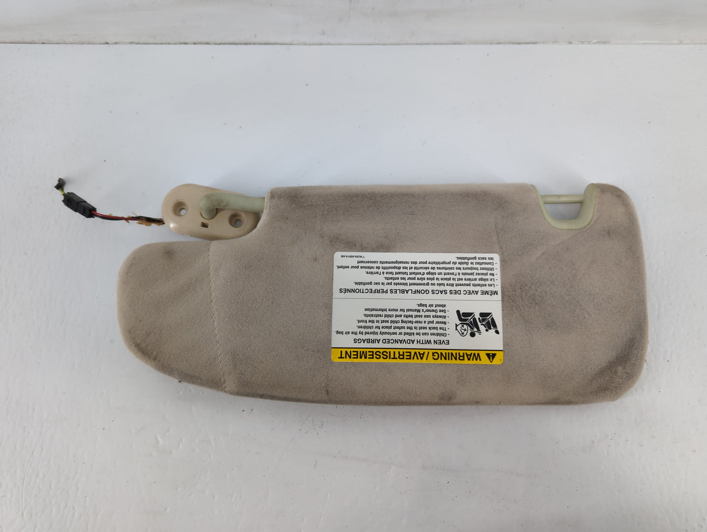 2006-2009 Mercury Milan Sun Visor Shade Replacement Driver Left Mirror Fits Fits 2006 2007 2008 2009 OEM Used Auto Parts - Oemusedautoparts1.com