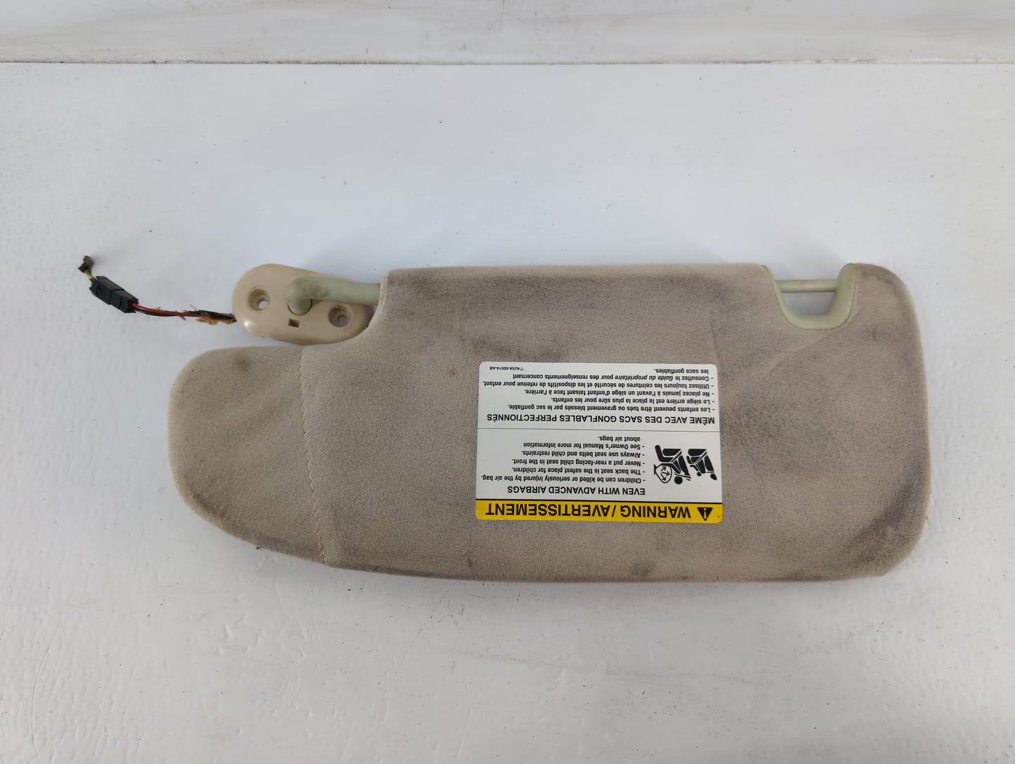 2006-2009 Mercury Milan Sun Visor Shade Replacement Driver Left Mirror Fits Fits 2006 2007 2008 2009 OEM Used Auto Parts - Oemusedautoparts1.com