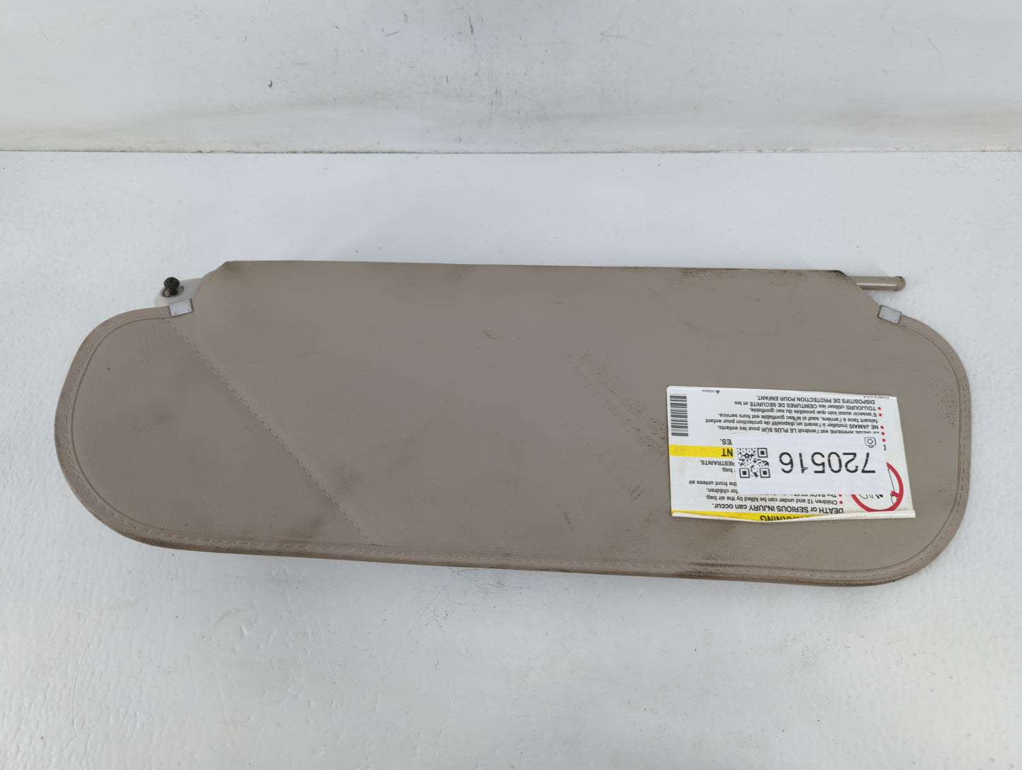 2003-2021 Chevrolet Express 3500 Sun Visor Shade Replacement Passenger Right Mirror Fits OEM Used Auto Parts - Oemusedautoparts1.com