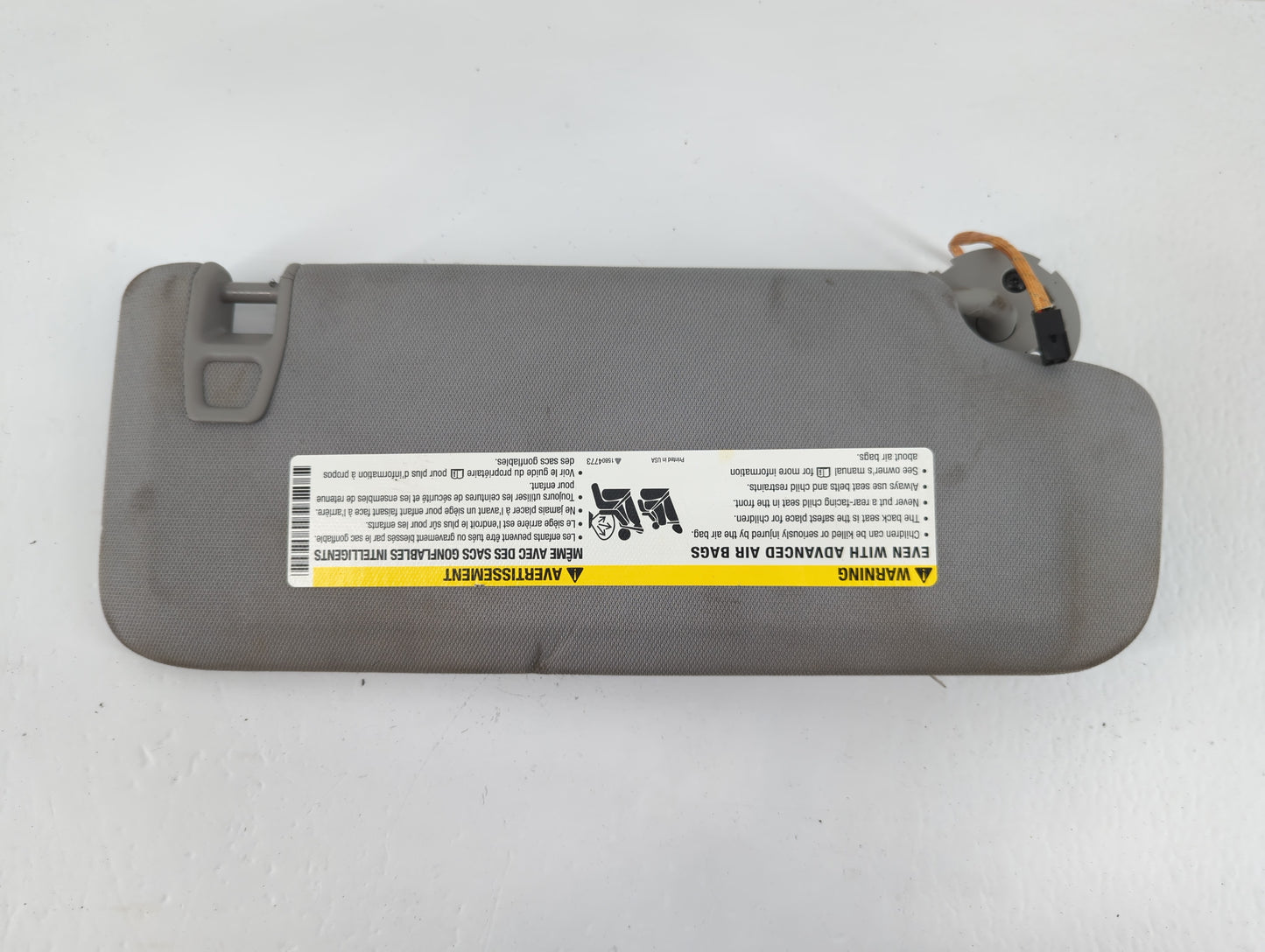 2016-2021 Chevrolet Malibu Sun Visor Shade Replacement Driver Left Mirror Fits Fits 2016 2017 2018 2019 2020 2021 OEM Used Auto Parts - Oemusedautoparts1.com