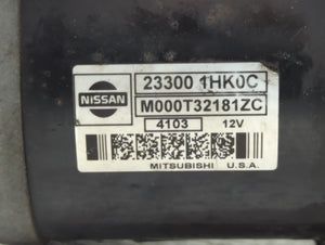 2012-2019 Nissan Versa Car Starter Motor Solenoid OEM P/N:23300-1HK0C Fits Fits 2012 2013 2014 2015 2016 2017 2018 2019 OEM Used Auto Parts