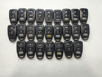 Lot of 25 Hyundai Keyless Entry Remote Fob MIXED FCC IDS MIXED PART - Oemusedautoparts1.com