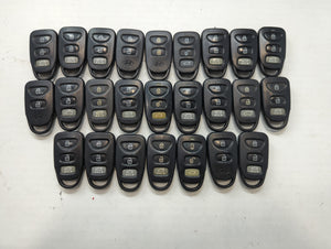 Lot of 25 Hyundai Keyless Entry Remote Fob MIXED FCC IDS MIXED PART