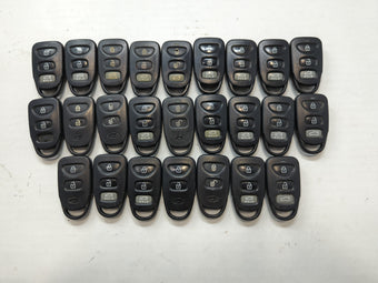 compare product Lot of 25 Hyundai Keyless Entry Remote Fob MIXED FCC IDS MIXED PART