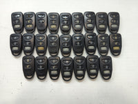 Lot of 25 Hyundai Keyless Entry Remote Fob MIXED FCC IDS MIXED PART - Oemusedautoparts1.com