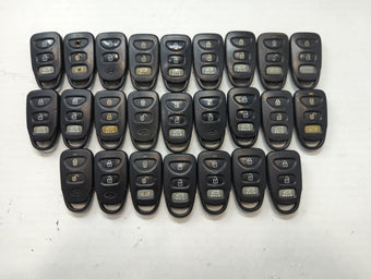 compare product Lot of 25 Hyundai Keyless Entry Remote Fob MIXED FCC IDS MIXED PART