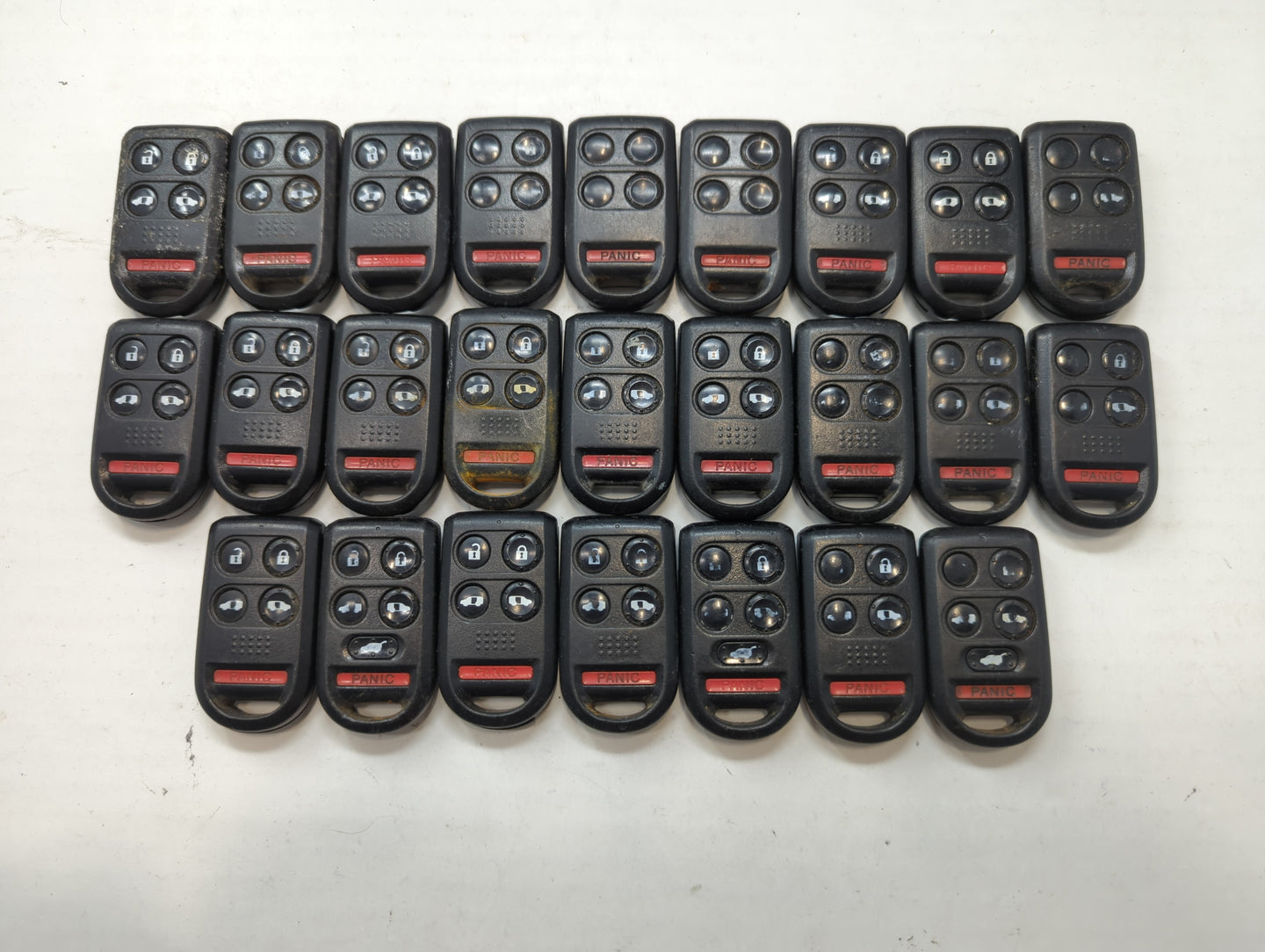 Lot of 25 Honda Odyssey Keyless Entry Remote Fob OUCG8D-399H-A - Oemusedautoparts1.com