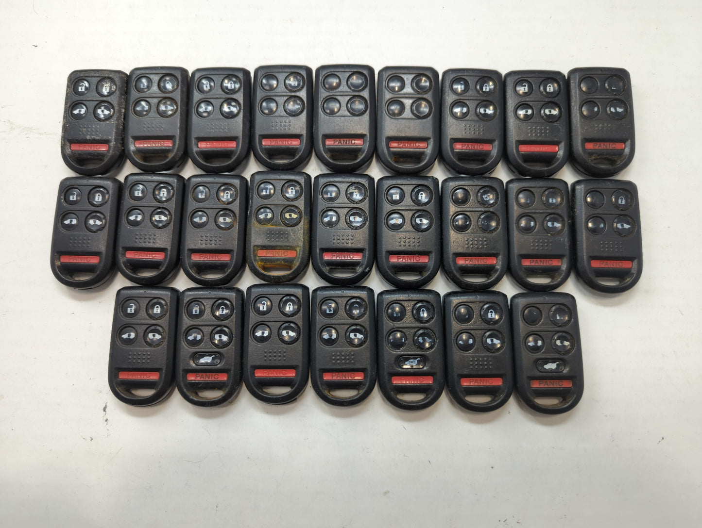 Lot of 25 Honda Odyssey Keyless Entry Remote Fob OUCG8D-399H-A - Oemusedautoparts1.com