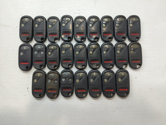 compare product Lot of 25 Honda Keyless Entry Remote Fob MIXED FCC IDS MIXED PART NUMBERS